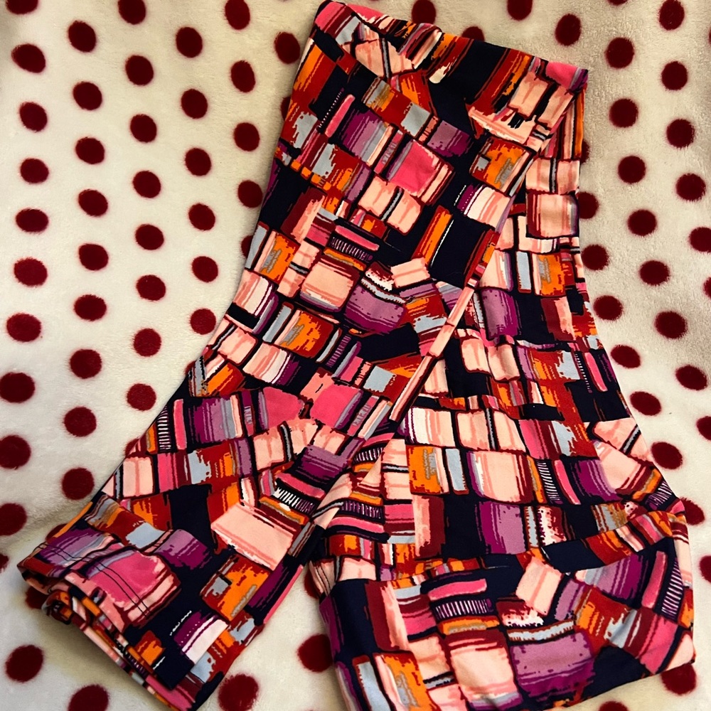 LuLaRoe Colorful Geometric Patterned Leggings